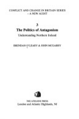 Cover of The Politics of Antagonism