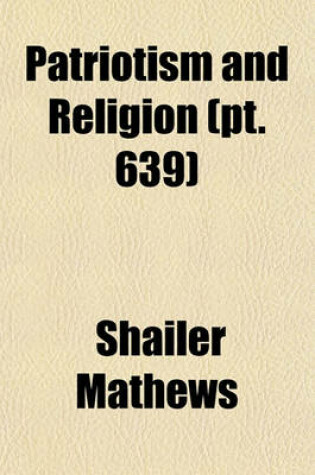 Cover of Patriotism and Religion (Volume 639)