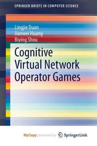 Cover of Cognitive Virtual Network Operator Games