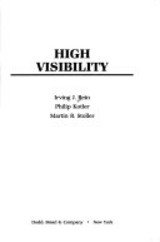 Cover of High Visibility