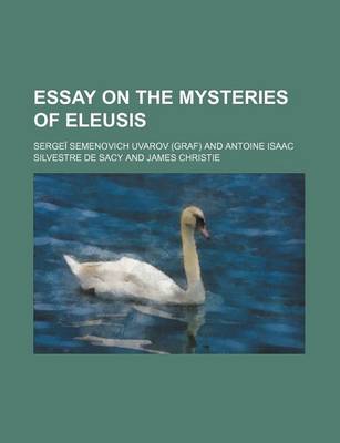 Book cover for Essay on the Mysteries of Eleusis