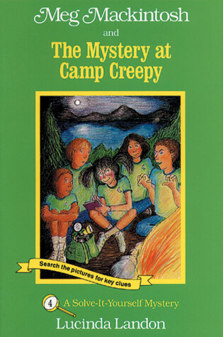 Cover of Meg Mackintosh and the Mystery at Camp Creepy