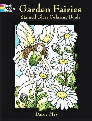 Cover of Garden Fairies Stained Glass Coloring Book