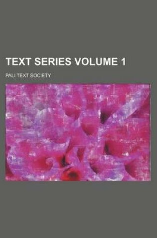 Cover of Text Series Volume 1