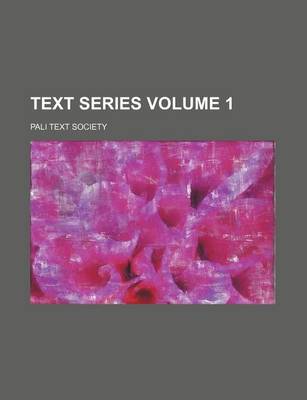 Book cover for Text Series Volume 1