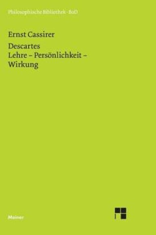 Cover of Rene Descartes: Lehre Personlichkeit Wirkung