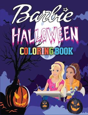 Book cover for Barbie Halloween Coloring Book