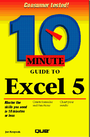 Book cover for 10 Minute Guide to EXCEL