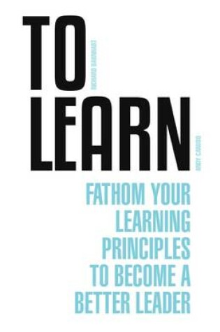 Cover of To Learn