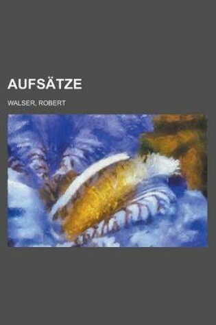 Cover of Aufsatze