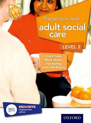 Book cover for Preparing to Work in Adult Social Care Level 2