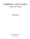 Book cover for Marriage and Family