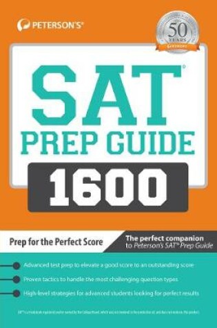 Cover of SAT Prep Guide 1600: Prep for the Perfect Score