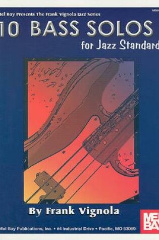 Cover of 10 Bass Solos For Jazz Standards Book