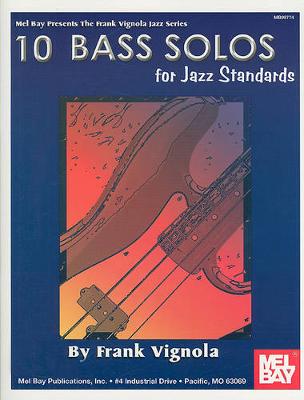 Cover of 10 Bass Solos For Jazz Standards Book