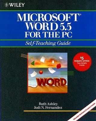 Book cover for Microsoft WORD 5.5 for the Personal Computer