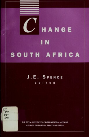 Book cover for Change in South Africa