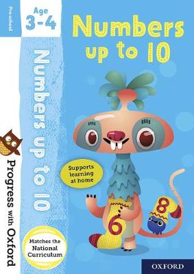 Book cover for Progress with Oxford: Numbers up to 10 Age 3-4