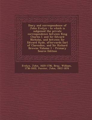 Book cover for Diary and Correspondence of John Evelyn