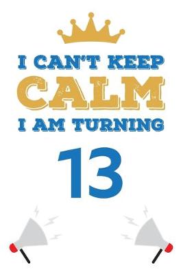Book cover for I Can't Keep Calm I Am Turning 13