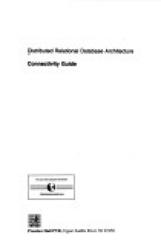 Cover of Distributed Relational Database Architecture Connectivity Guide