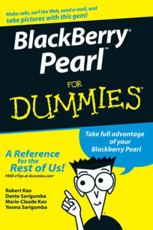 Cover of BlackBerry Pearl For Dummies