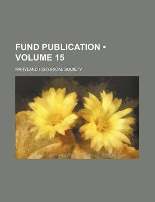 Book cover for Fund Publication (Volume 15 )