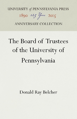 Cover of The Board of Trustees of the University of Pennsylvania