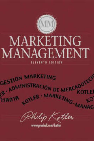 Cover of Multi Pack: Marketing Management 11e with Marketing in Practice Case Studies DVD, Vol 1