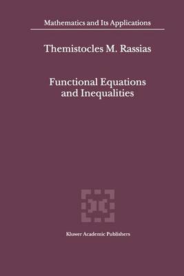 Book cover for Functional Equations and Inequalities