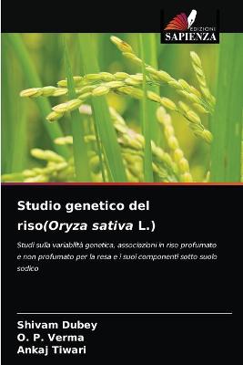 Book cover for Studio genetico del riso(Oryza sativa L.)