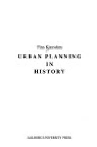 Cover of Urban Planning in History