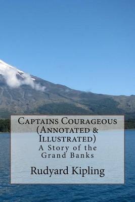 Book cover for Captains Courageous (Annotated & Illustrated)