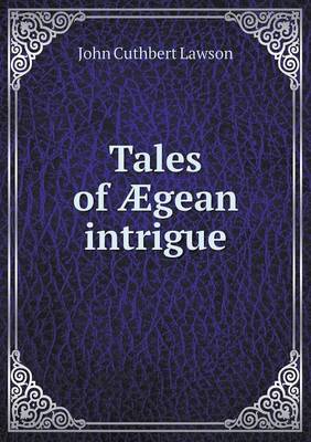 Book cover for Tales of Ægean intrigue