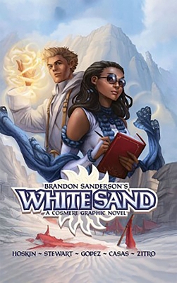 Book cover for Brandon Sanderson's White Sand Omnibus