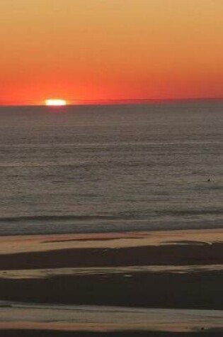 Cover of Notebook Sunset Over the Beach and the Ocean