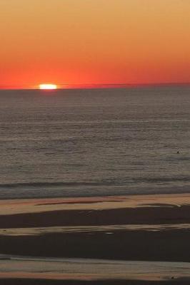 Book cover for Notebook Sunset Over the Beach and the Ocean