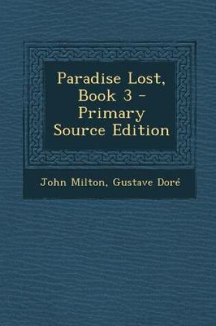 Cover of Paradise Lost, Book 3