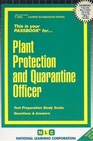 Cover of Plant Protection and Quarantine Officer (PPQ)