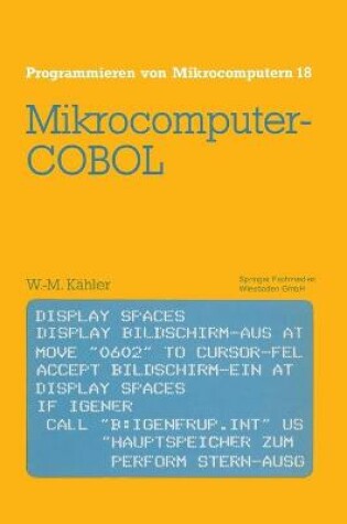 Cover of Mikrocomputer-COBOL