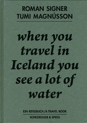 Book cover for When You Travel in Iceland You See a Lot of Water