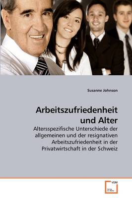 Book cover for Arbeitszufriedenheit und Alter