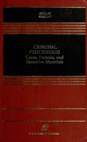 Book cover for Criminal Procedures