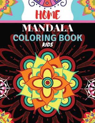 Book cover for Home Mandala Coloring Kids