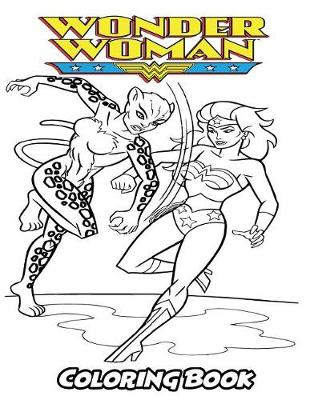 Book cover for Wonder Woman Coloring Book