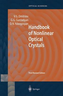 Cover of Handbook of Nonlinear Optical Crystals