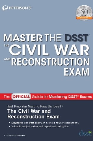 Cover of Master the DSST The Civil War and Reconstruction Exam