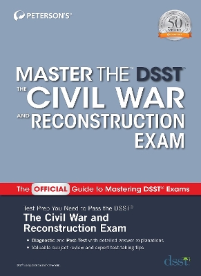 Book cover for Master the DSST The Civil War and Reconstruction Exam