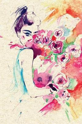 Cover of Watercolor Bouquet Woman Notebook