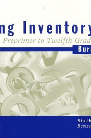 Cover of Informal Reading Inventory 6e